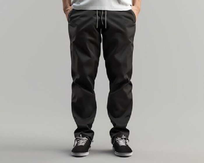 Tapered Fit Casual Trousers