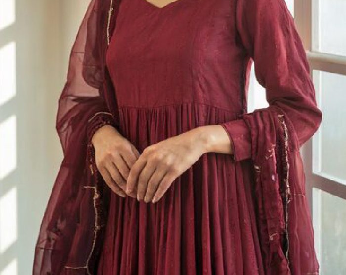 Women's Embellished Anarkali Set