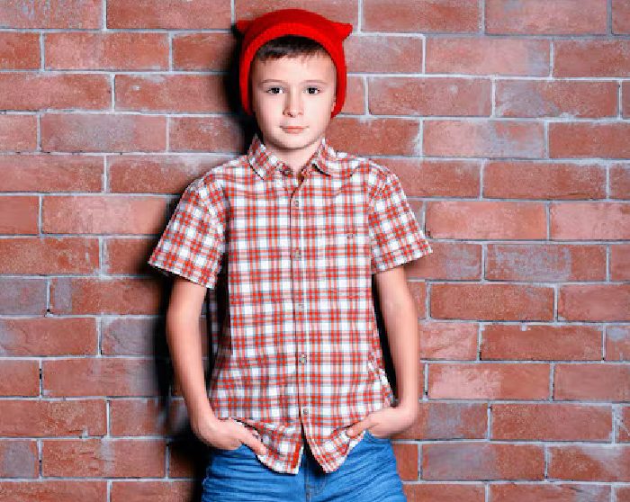 Boys' Checked Casual Shirt
